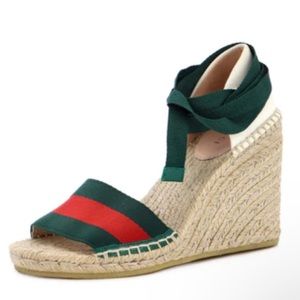Gucci wedge sandals